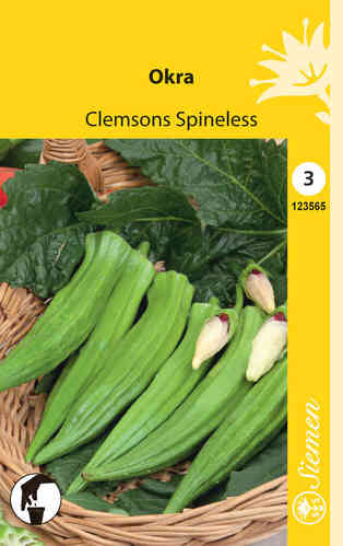 Okra 'Clemsons Spineless' Okra 'Clemsons Spineless'